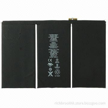 Original 3.7V 11,560mAh Replacement Battery Backup for New iPad (iPad 3)/iPad 4